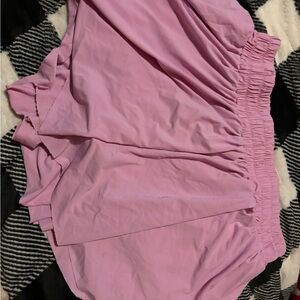 Pink butterfly shorts